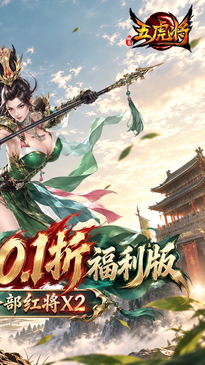 蜂鸟五虎将(0.1折送双倍全红将)